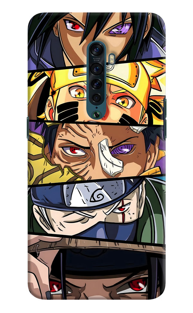 Naruto Character Oppo Reno2 Hard Case Back Cover by Casekaro