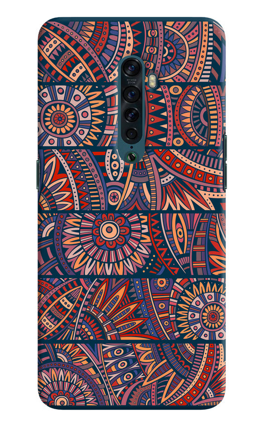 African Culture Design Oppo Reno2 Hard Case Back Cover by Casekaro
