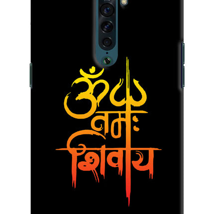 Om Namah Shivay Oppo Reno2 Hard Case Back Cover by Casekaro