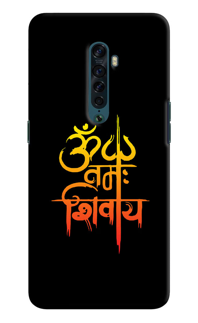 Om Namah Shivay Oppo Reno2 Hard Case Back Cover by Casekaro