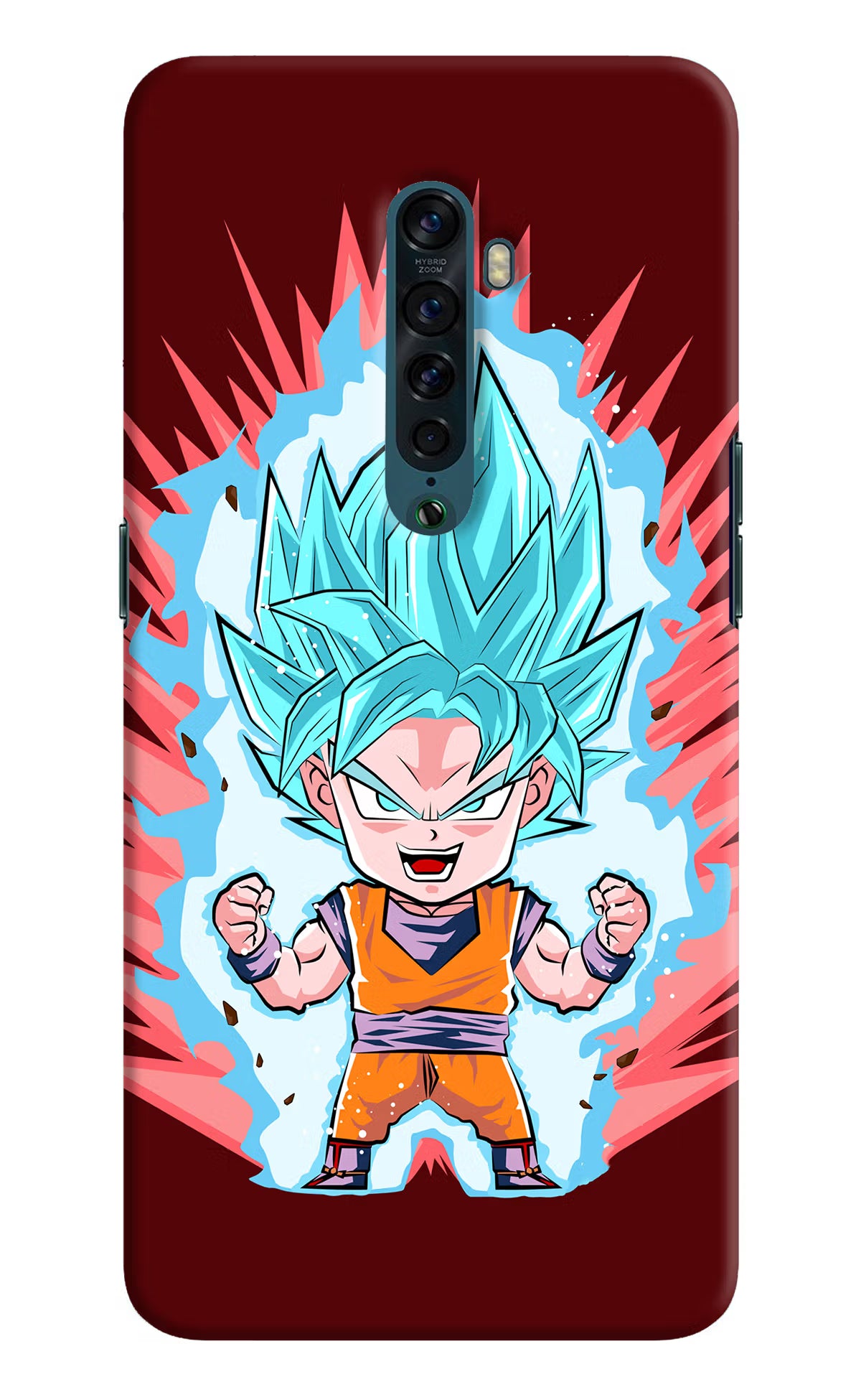 Goku Little Oppo Reno2 Hard Case Back Cover by Casekaro