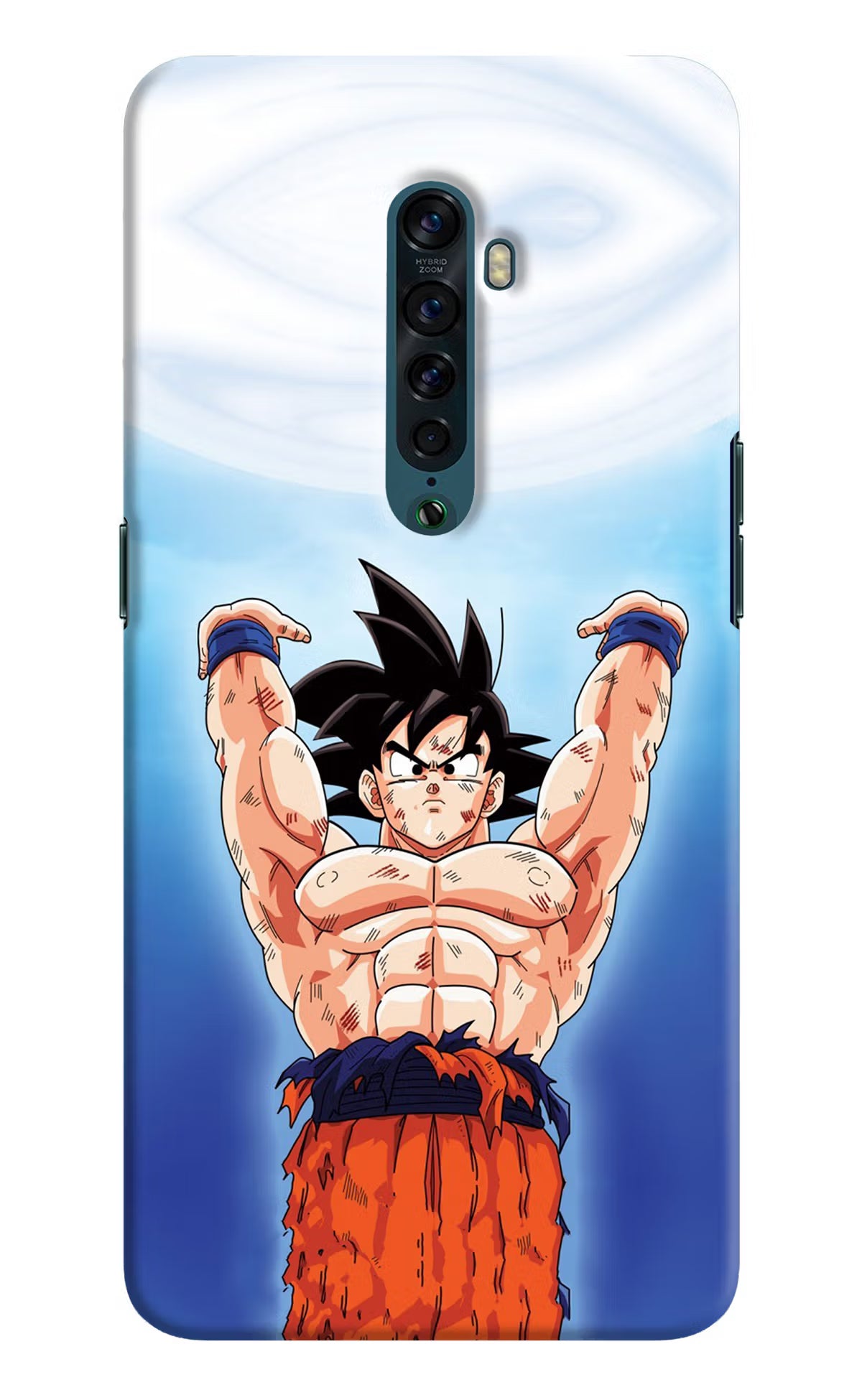 Goku Power Oppo Reno2 Hard Case Back Cover by Casekaro