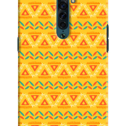 Tribal Pattern Oppo Reno2 Hard Case Back Cover by Casekaro