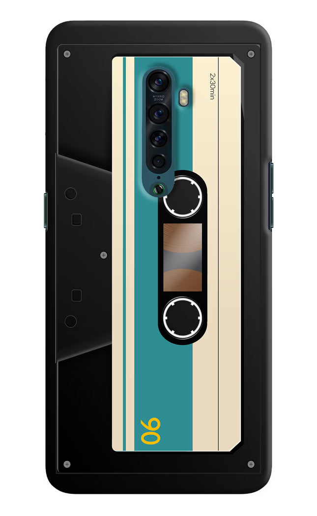 Cassette Oppo Reno2 Hard Case Back Cover by Casekaro
