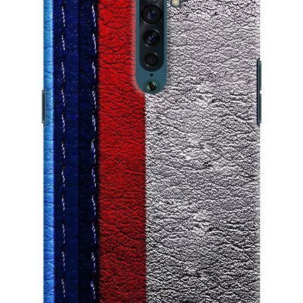 BMW Stripes Oppo Reno2 Hard Case Back Cover by Casekaro