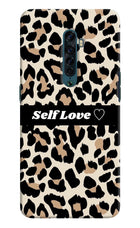Leopard Print Self Love Oppo Reno2 Hard Case Back Cover by Casekaro
