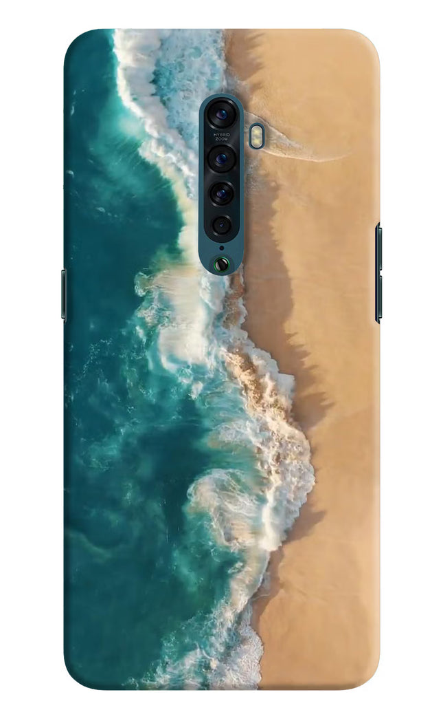 Ocean Beach Oppo Reno2 Hard Case Back Cover by Casekaro
