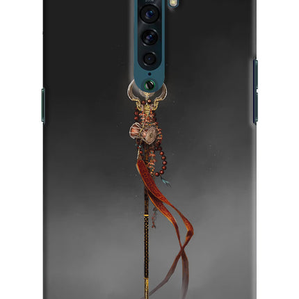 Shiv Trishul Oppo Reno2 Hard Case Back Cover by Casekaro