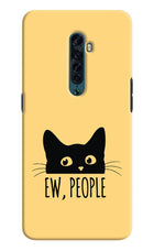 Ew People Catitude Oppo Reno2 Hard Case Back Cover by Casekaro