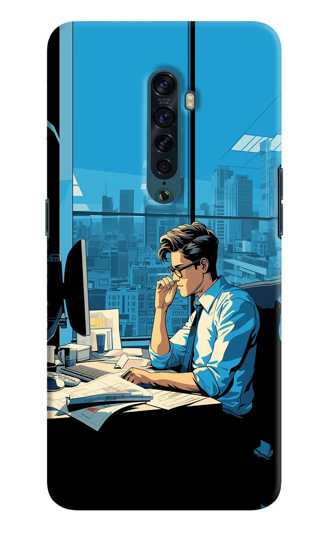 Focused Hustler (AI Generated) Oppo Reno2 Hard Case Back Cover by Casekaro