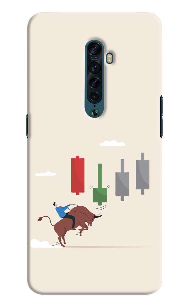 Bull Trading Momentum Oppo Reno2 Hard Case Back Cover by Casekaro
