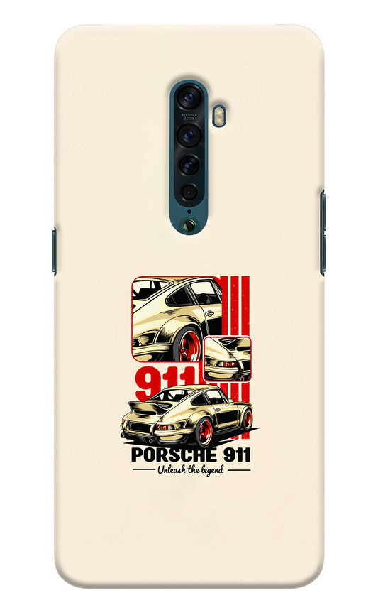 Classic Porsche 911 Oppo Reno2 Back Cover