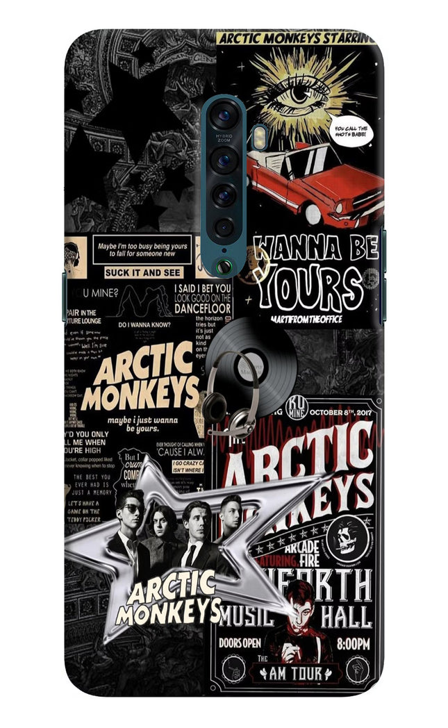 Arctic Monkeys Oppo Reno2 Hard Case Back Cover by Casekaro