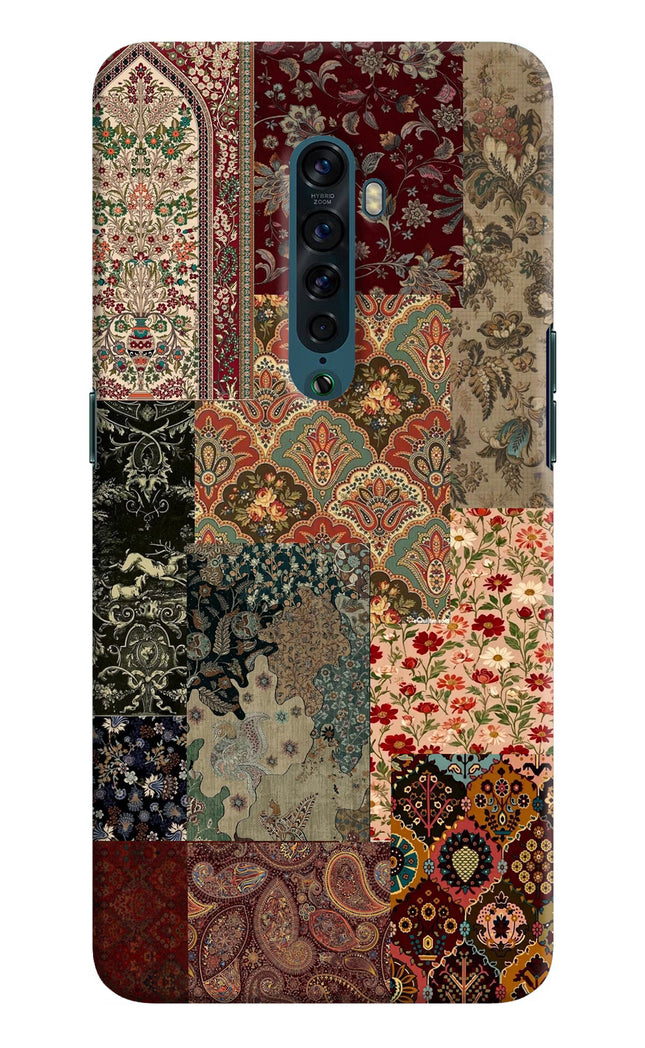 Desi Print Oppo Reno2 Hard Case Back Cover by Casekaro