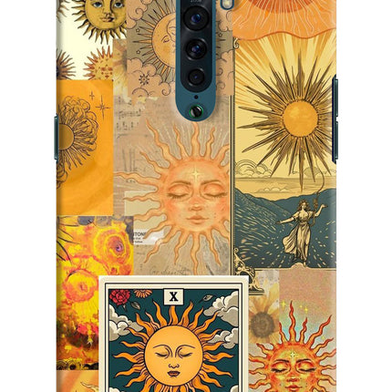 Sun Oppo Reno2 Hard Case Back Cover by Casekaro