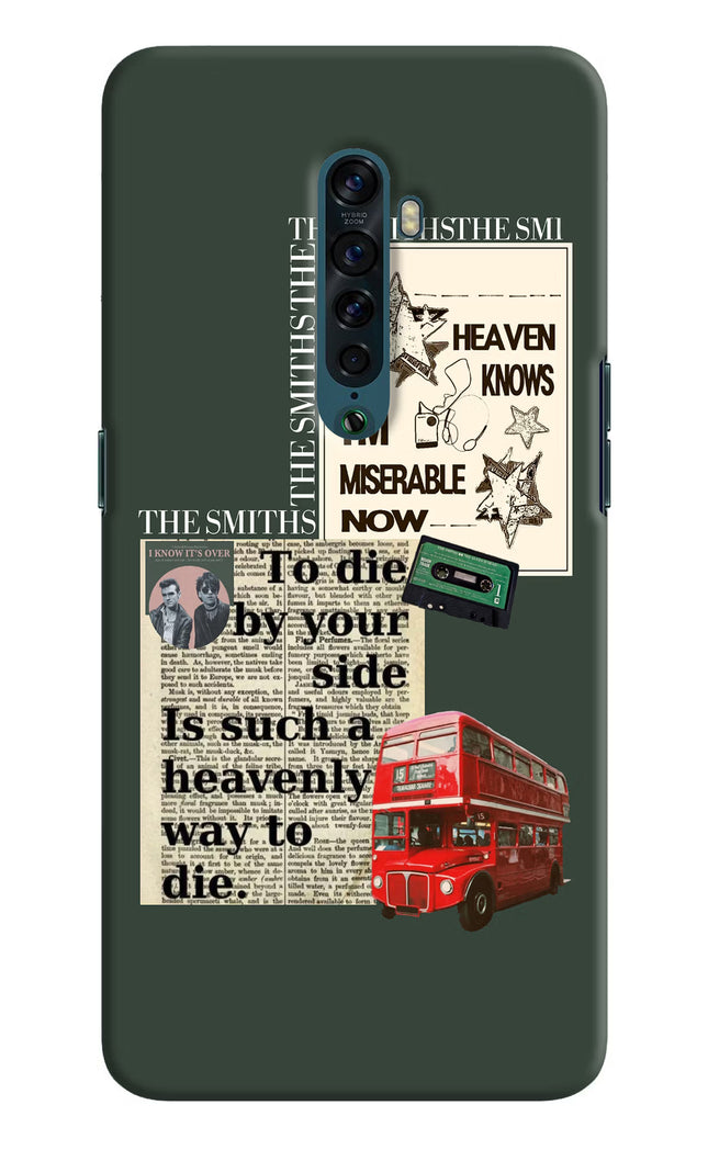 The Smiths Oppo Reno2 Hard Case Back Cover by Casekaro