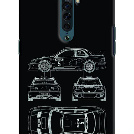 WRC'99 Oppo Reno2 Hard Case Back Cover by Casekaro