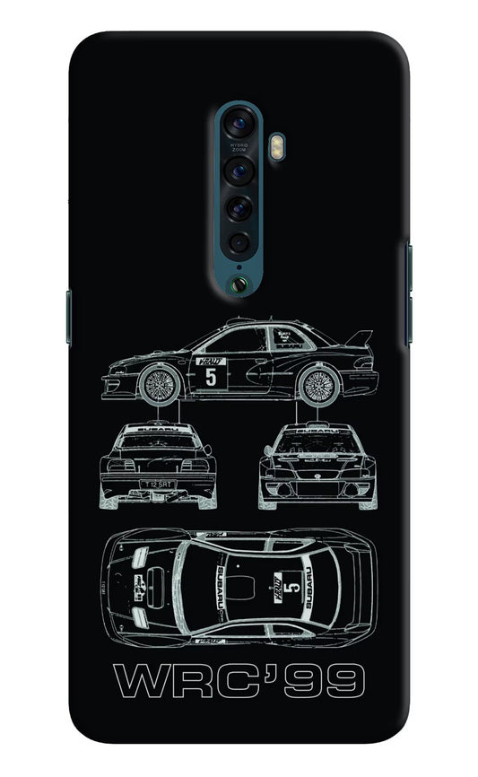 WRC'99 Oppo Reno2 Hard Case Back Cover by Casekaro