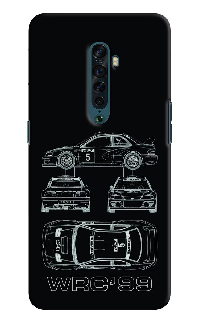 WRC'99 Oppo Reno2 Hard Case Back Cover by Casekaro