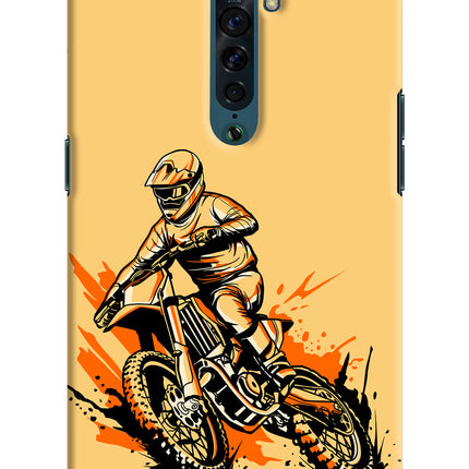 Off-Road Fury Oppo Reno2 Hard Case Back Cover by Casekaro