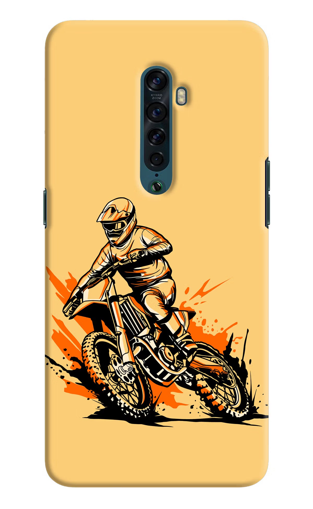 Off-Road Fury Oppo Reno2 Hard Case Back Cover by Casekaro