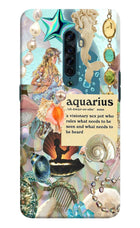 Aquarius Zodiac Oppo Reno2 Hard Case Back Cover by Casekaro