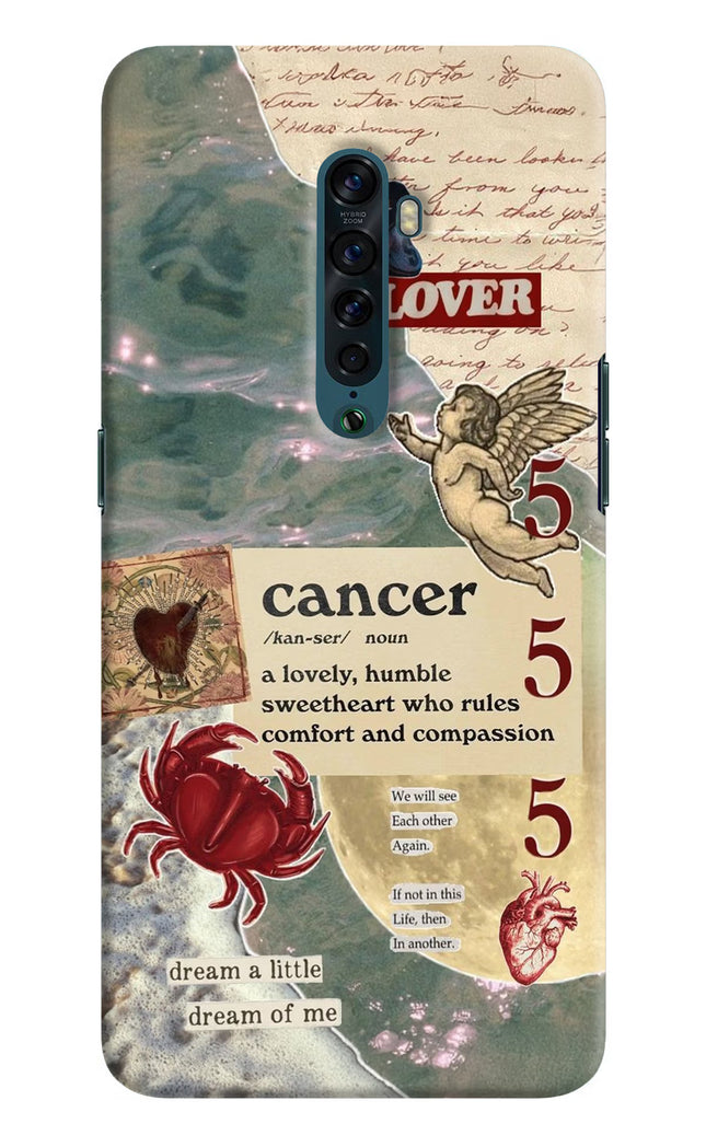Cancer Zodiac Oppo Reno2 Hard Case Back Cover by Casekaro