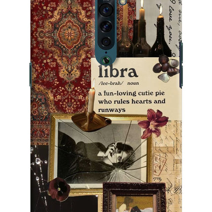 Libra Zodiac Oppo Reno2 Hard Case Back Cover by Casekaro