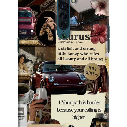 Taurus Zodiac Oppo Reno2 Hard Case Back Cover by Casekaro