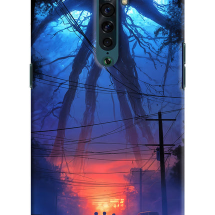 Ordinary Things Shadow Oppo Reno2 Hard Case Back Cover by Casekaro