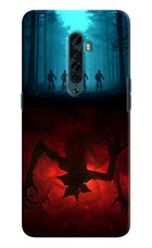 Ordinary Things Downside Up Oppo Reno2 Hard Case Back Cover by Casekaro