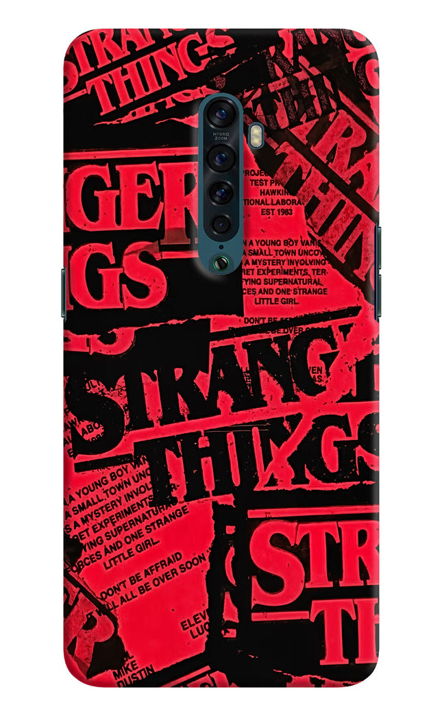 Ordinary Things Oppo Reno2 Hard Case Back Cover by Casekaro