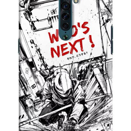 Who's Next Oppo Reno2 Hard Case Back Cover by Casekaro