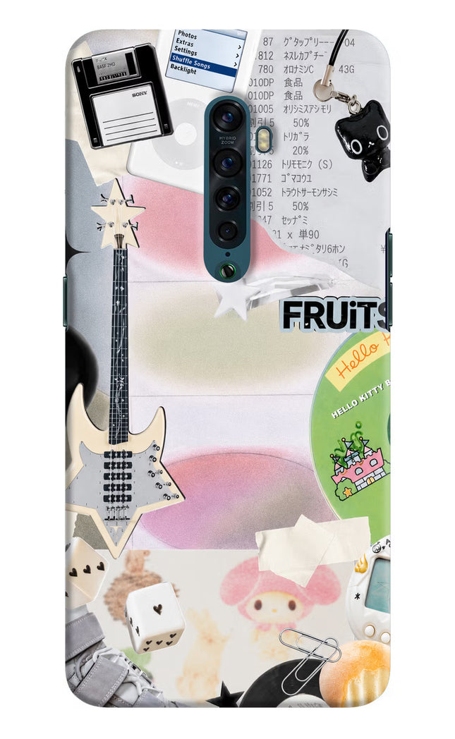 Softcore case Oppo Reno2 Hard Case Back Cover by Casekaro