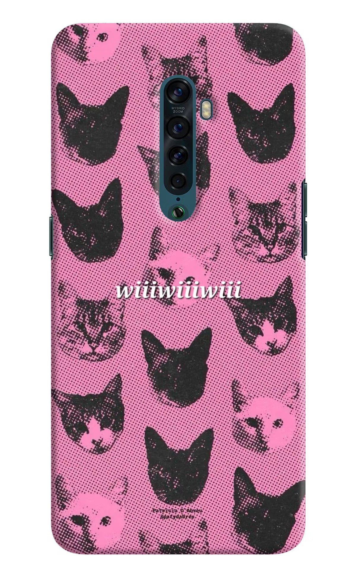 Pink Cats Oppo Reno2 Back Cover
