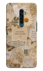Vintage case Oppo Reno2 Hard Case Back Cover by Casekaro
