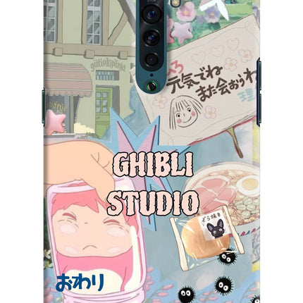 Studio Ghibli Oppo Reno2 Hard Case Back Cover by Casekaro