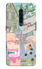 Studio Ghibli Oppo Reno2 Hard Case Back Cover by Casekaro
