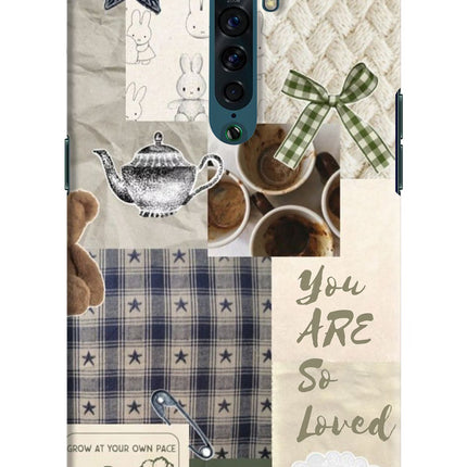Cookie Oppo Reno2 Hard Case Back Cover by Casekaro