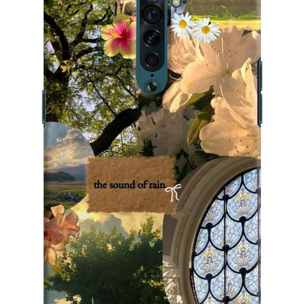 Rain Oppo Reno2 Hard Case Back Cover by Casekaro