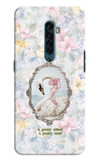 Pretty Mind Pretty Soul Oppo Reno2 Hard Case Back Cover by Casekaro