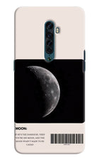 Moon Phase Oppo Reno2 Hard Case Back Cover by Casekaro