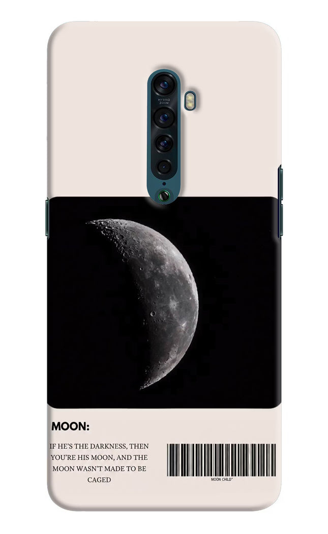 Moon Phase Oppo Reno2 Hard Case Back Cover by Casekaro