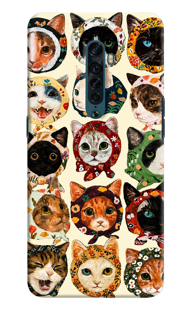 Cool Cat Oppo Reno2 Hard Case Back Cover by Casekaro