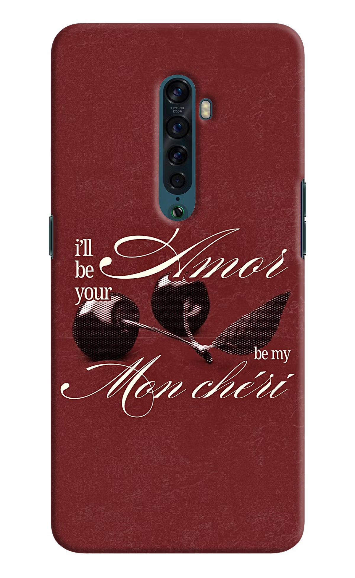 Velvet Cherry Oppo Reno2 Back Cover