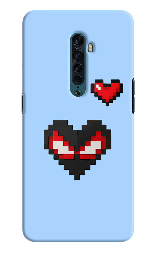 Peter Heart Oppo Reno2 Hard Case Back Cover by Casekaro