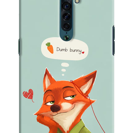 Nick Charm Oppo Reno2 Hard Case Back Cover by Casekaro