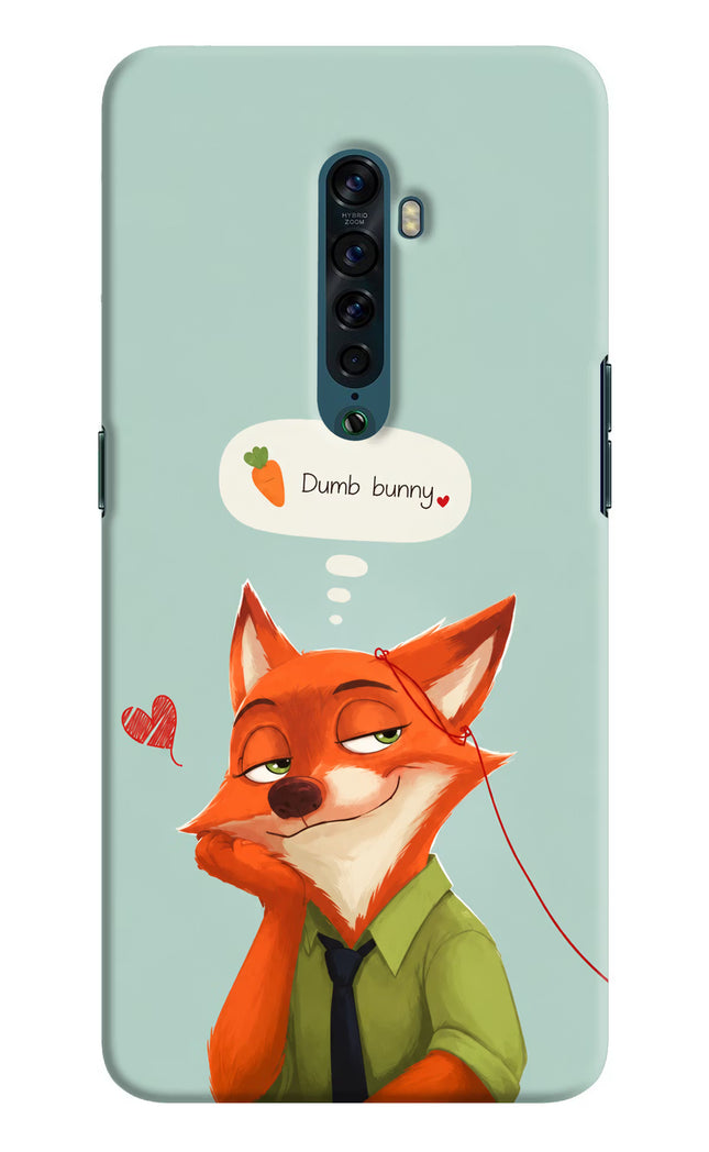 Nick Charm Oppo Reno2 Hard Case Back Cover by Casekaro