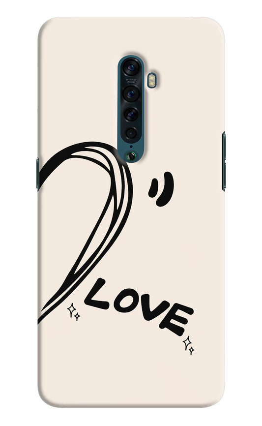 Soul Line Oppo Reno2 Hard Case Back Cover by Casekaro