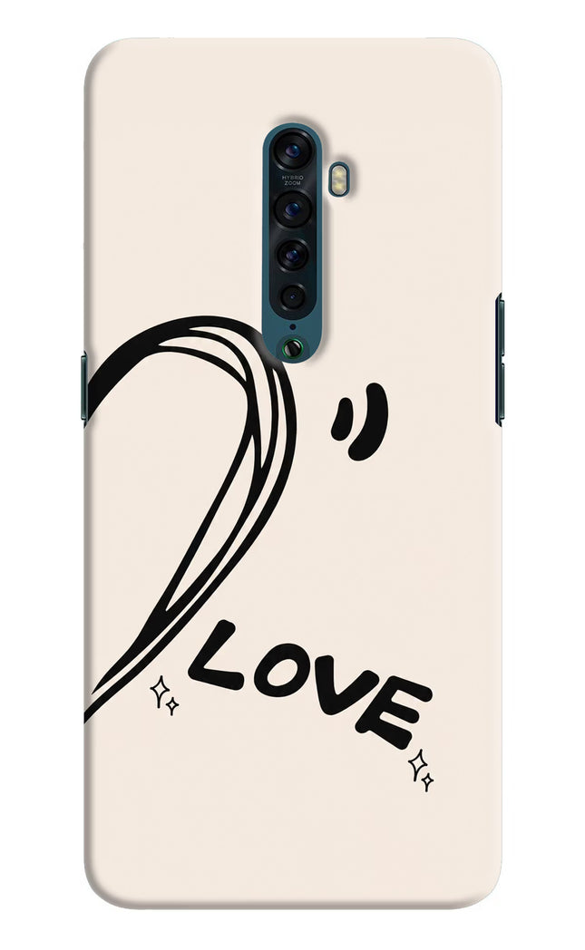 Soul Line Oppo Reno2 Hard Case Back Cover by Casekaro